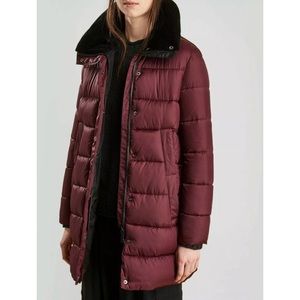 Barbour Darcy Quilted Coat Jacket Puffer Bordeaux